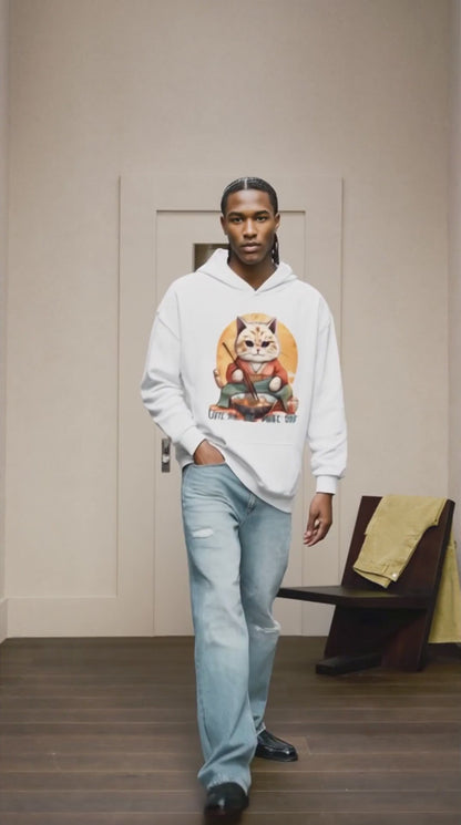 Unisex heavy blend hoodie met de tekst 'Give me more soup' | Gildan 18500